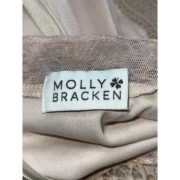 Womens Molly Bracket Sheer Overlay Embroidered Peasant Blouse - Picture 4 of 7